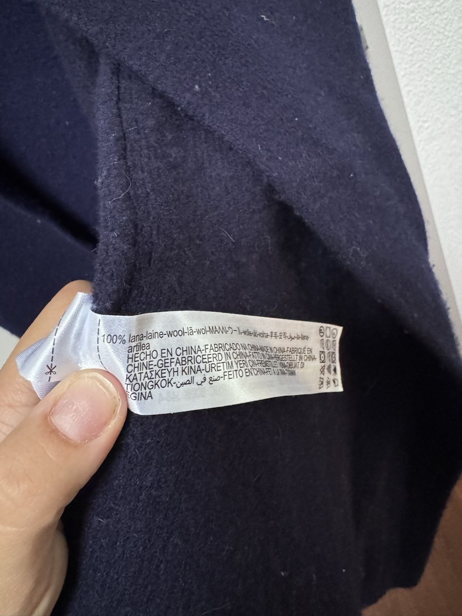 Zara Cappotti: 100% wool coat Zara S navy blue – Usato da Luzern venduto da raquel.m 3