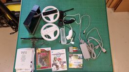 Nintendo Wii Konsole mit Spielen und Zubehör guter Zustand