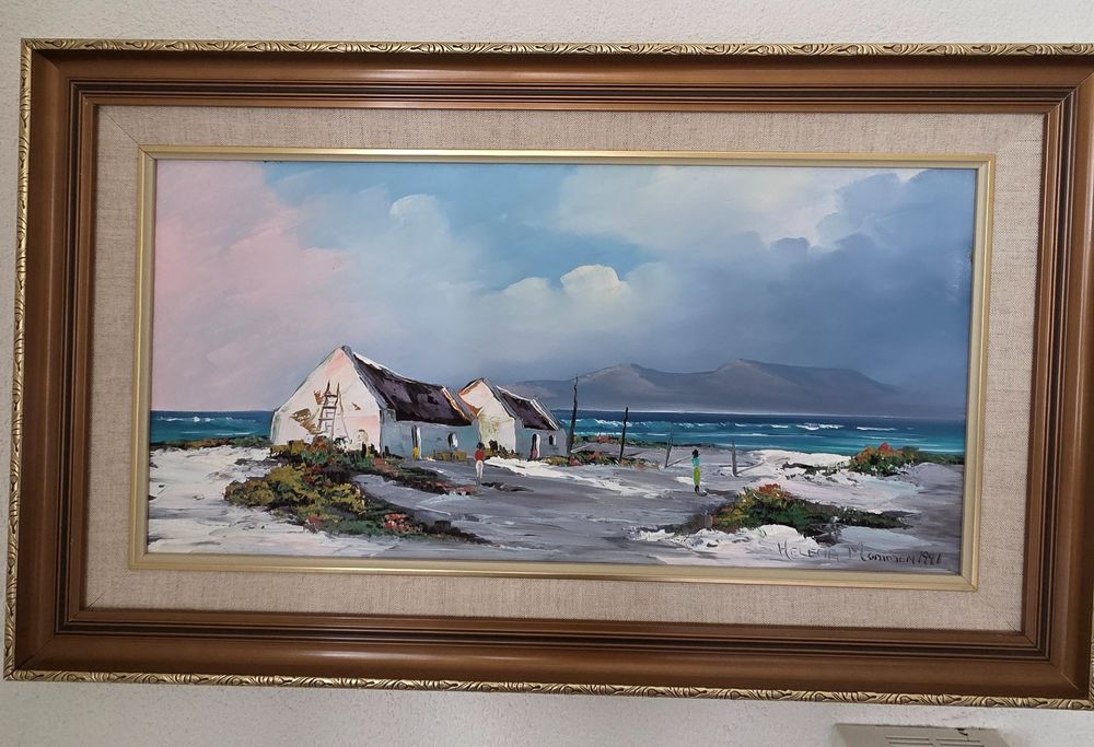 Schönes Oelbild der afrikanischen Künstlerin Helena Mommen (Gebraucht ...