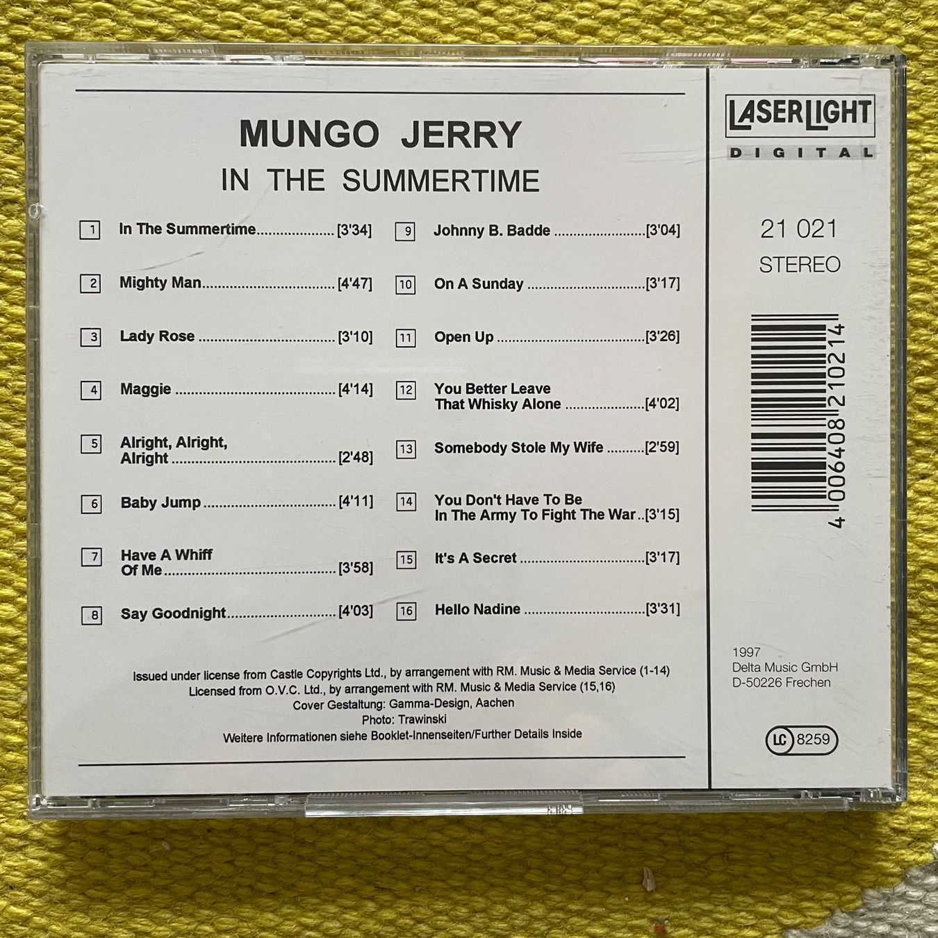 CD: MUNGO JERRY-IN THE SUMMERTIME – Usato da Rorschacherberg venduto da CD-Roli 1