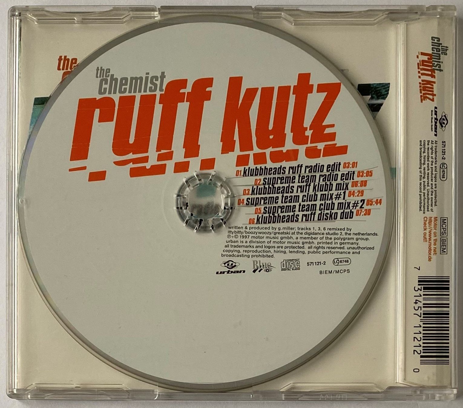 CD: The Chemist, Ruff Kutz – Usato da Flums venduto da Asquillo 1