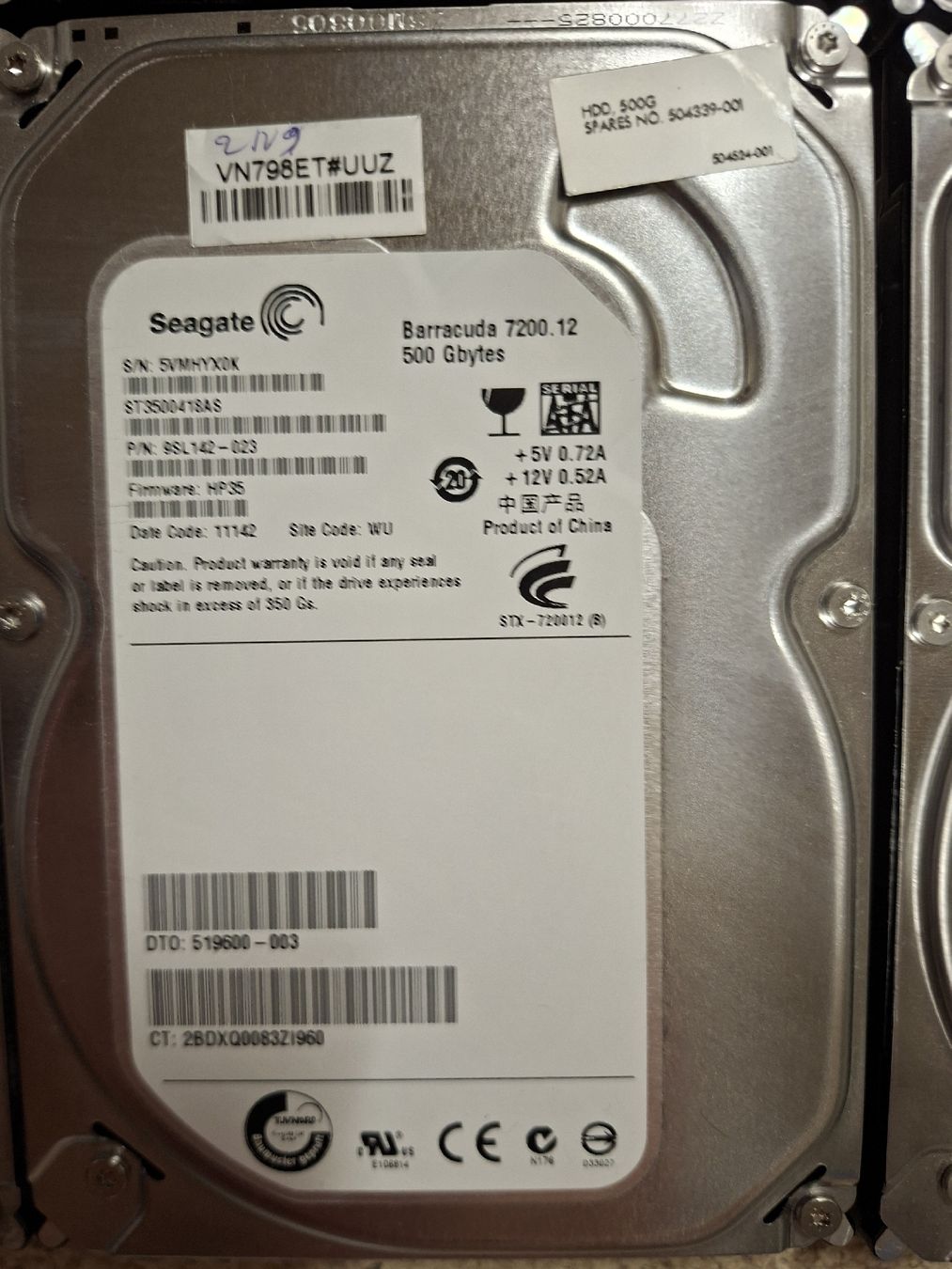 Seagate Dischi rigidi: 8 Stück Seagate Festplatten – Usato da Willisau venduto da mwi-dev 2