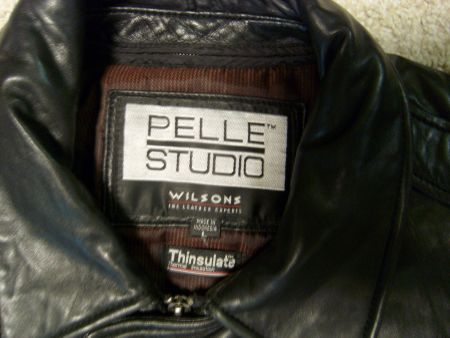 Elegante Pelle Studio Lederjacke, Grösse L ,TOP von WILSONS