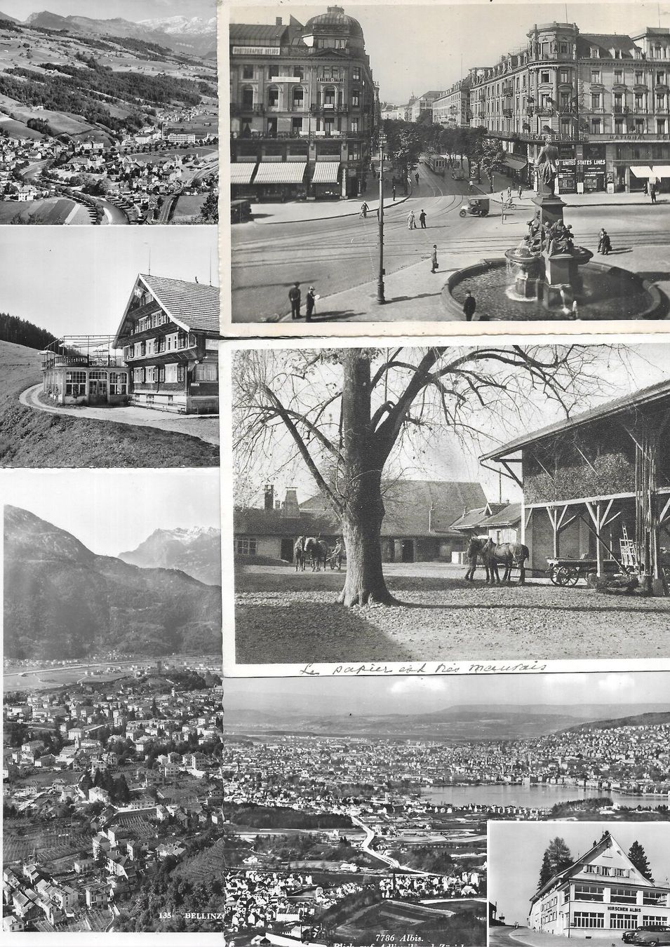 Ansichtskarten: 800 Stk. Ansichtskarten schwarz/weiss ca.1940-1970/ca.3kg – Gebraucht aus Schocherswil von prinzipal60 5