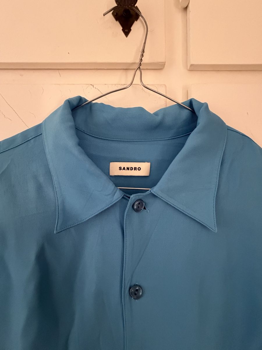 Sandro Hemden: Camicia Sandro uomo blu taglia L nuova – Neu (gemäss Beschreibung) aus Lugano von can_xdd8 1