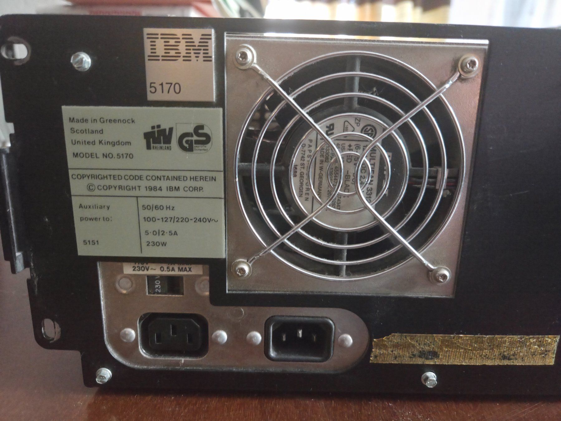 IBM PC: IBM Personal Computer AT 5170-339 Vintage 80286 EGA Untested – Usato da Aldesago venduto da lusuardi 1