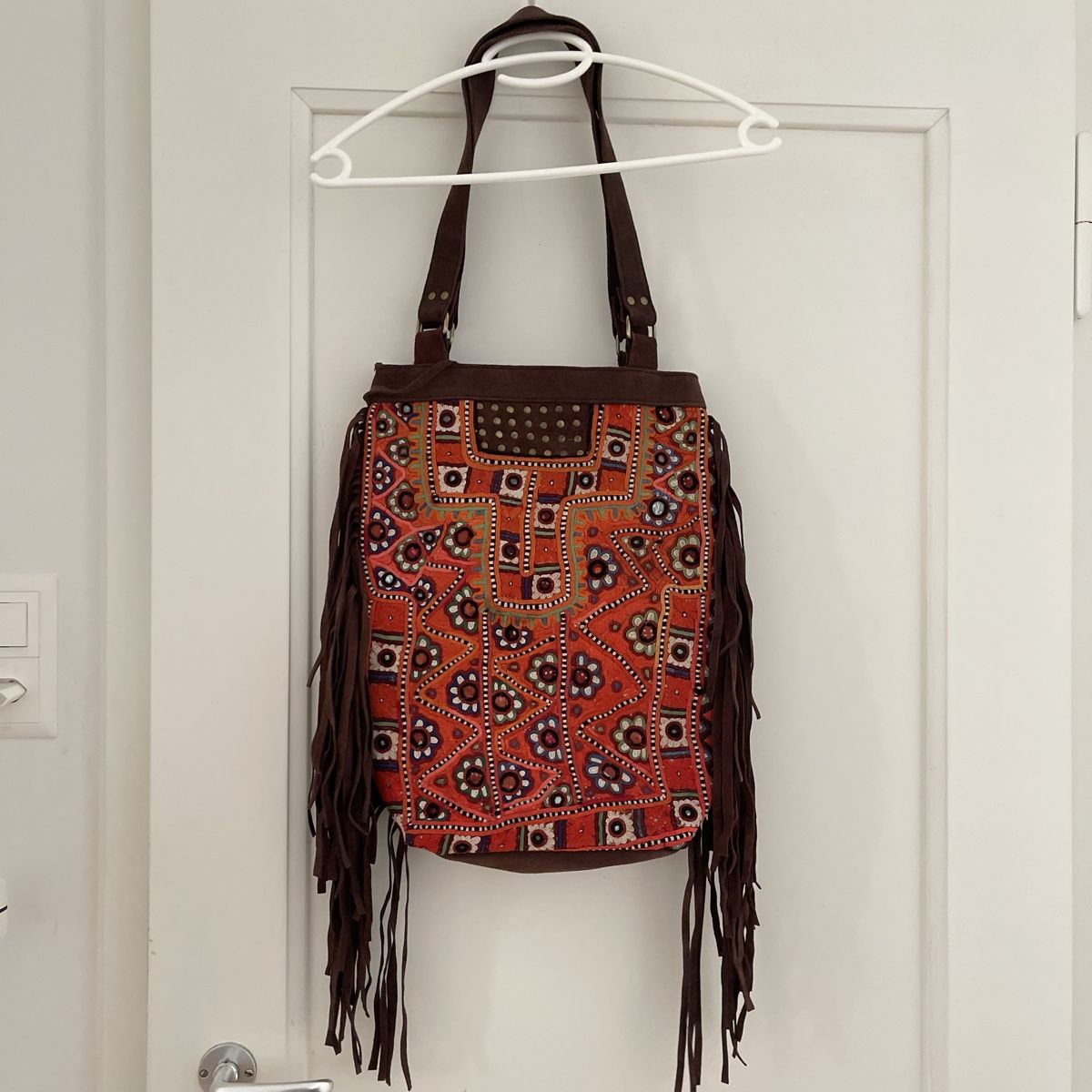 Borse: Boho-Wildledertasche mit Fransen handgefertigt – Nuovo (secondo la descrizione) da Bern venduto da dek_7bjd 8