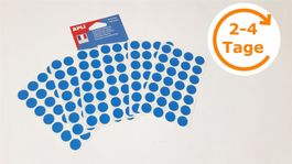Markierungspunkte, blau, 15mm, 168 Stück