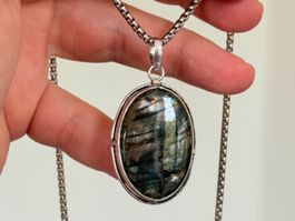 Labradorite necklace