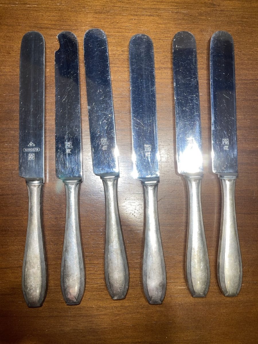 WMF Coltelli: 6 Tafel Messer WMF – Usato da Schönenbuch venduto da Charlie62