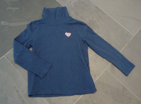 ++ leichter Pullover mit Rollkragen ++ Gr. 110 / 116 ++