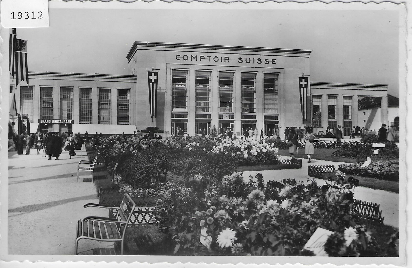 Cartoline postali: Lausanne - Comptoir Suisse – Antico da Ettingen venduto da Kartenplanet
