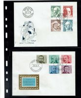 Sonderbriermarkenkuverts "Portraits" Schweiz FDC