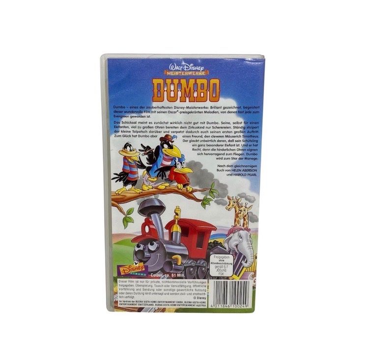 Alle VHS: Dumbo Disney VHS (de) – Gebraucht aus Teufenthal AG von Retro-Stash-Shop 1