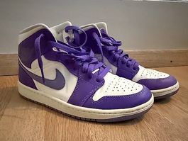 Nike Air Jordan 1 lila/weiss Grösse 39