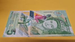5 Dollar Schein Eastern Caribbean Central Bank guter Zustand