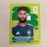 Abdulrahman ALOBUD, KSA 17, Panini WM 2026
