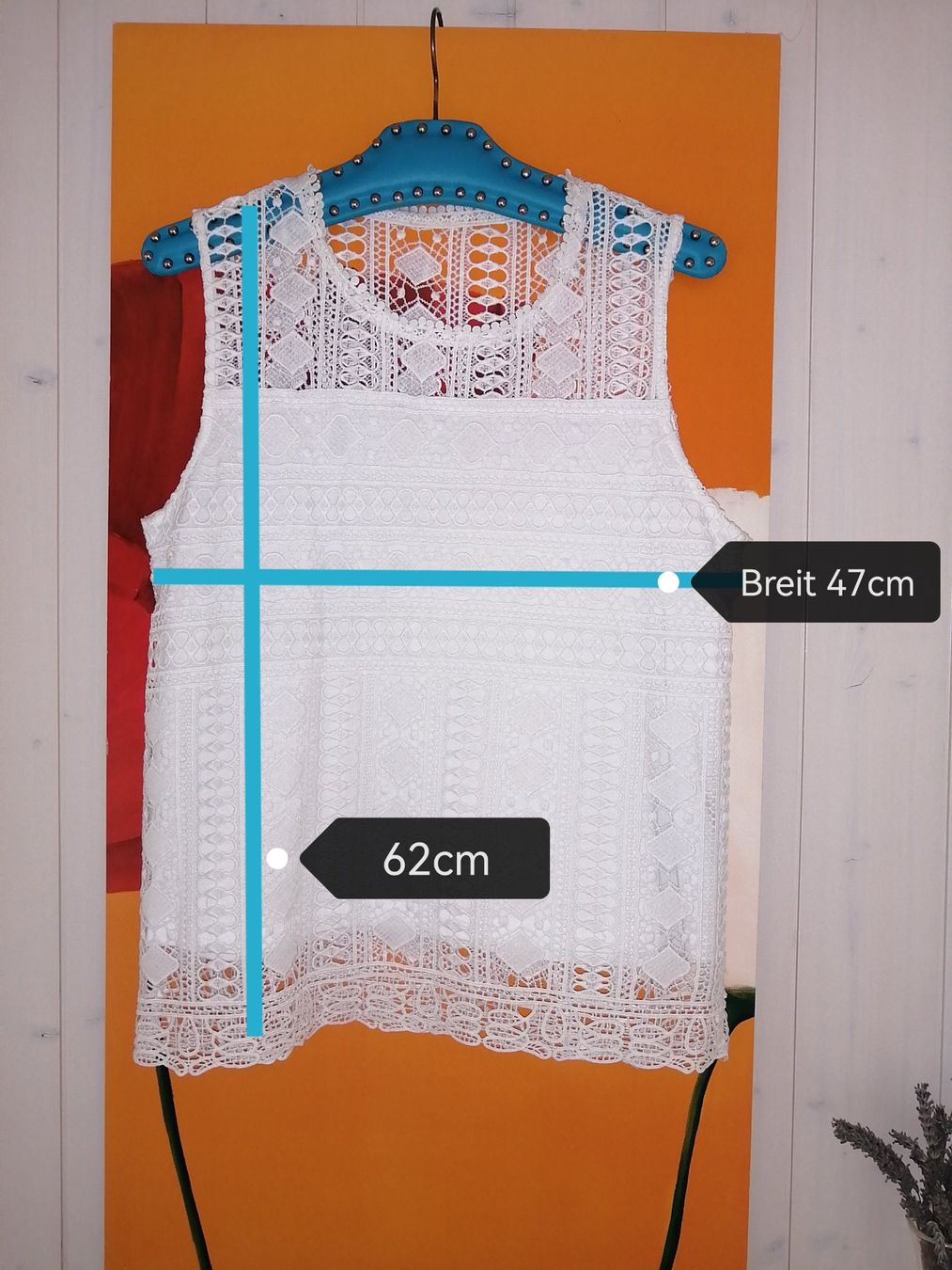 Tops: Spitzen-Tanktop, durchbrochenes Tanktop – Gebraucht aus Buchrain von nat_pl5p 9