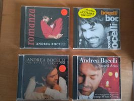 4x Andrea Bocelli CD-Sammlung: Romaza, Aria, Sacred Arias!
