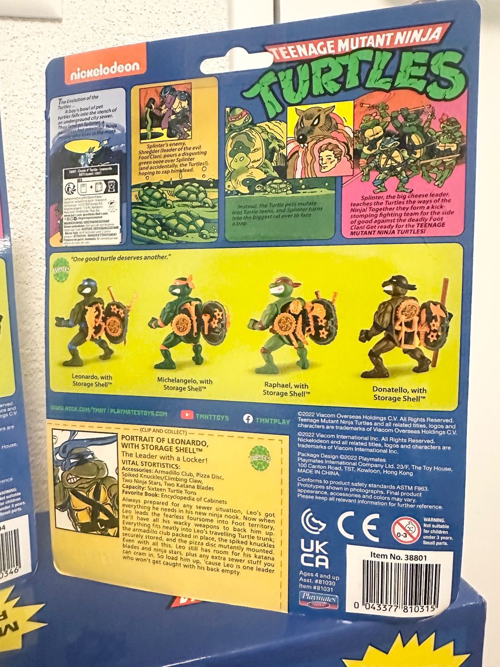 Giocattoli: TMNT Pizza Thrower Leonardo Raphael ninja turtles neu set – Nuovo e nell'imballaggio originale da Baar venduto da Mic_vL 6
