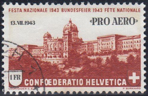 Tutti i francobolli: 36 Pro Aero 1943, gestempelt – Usato da Spreitenbach venduto da Lienbi01