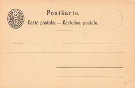 Postkarte Ganzsache ungelaufen - 5 Rp geprägtes Wertzeichen