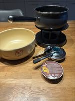 Käsefondue Set, Caquelon, Rechaud und Brenner komplett!