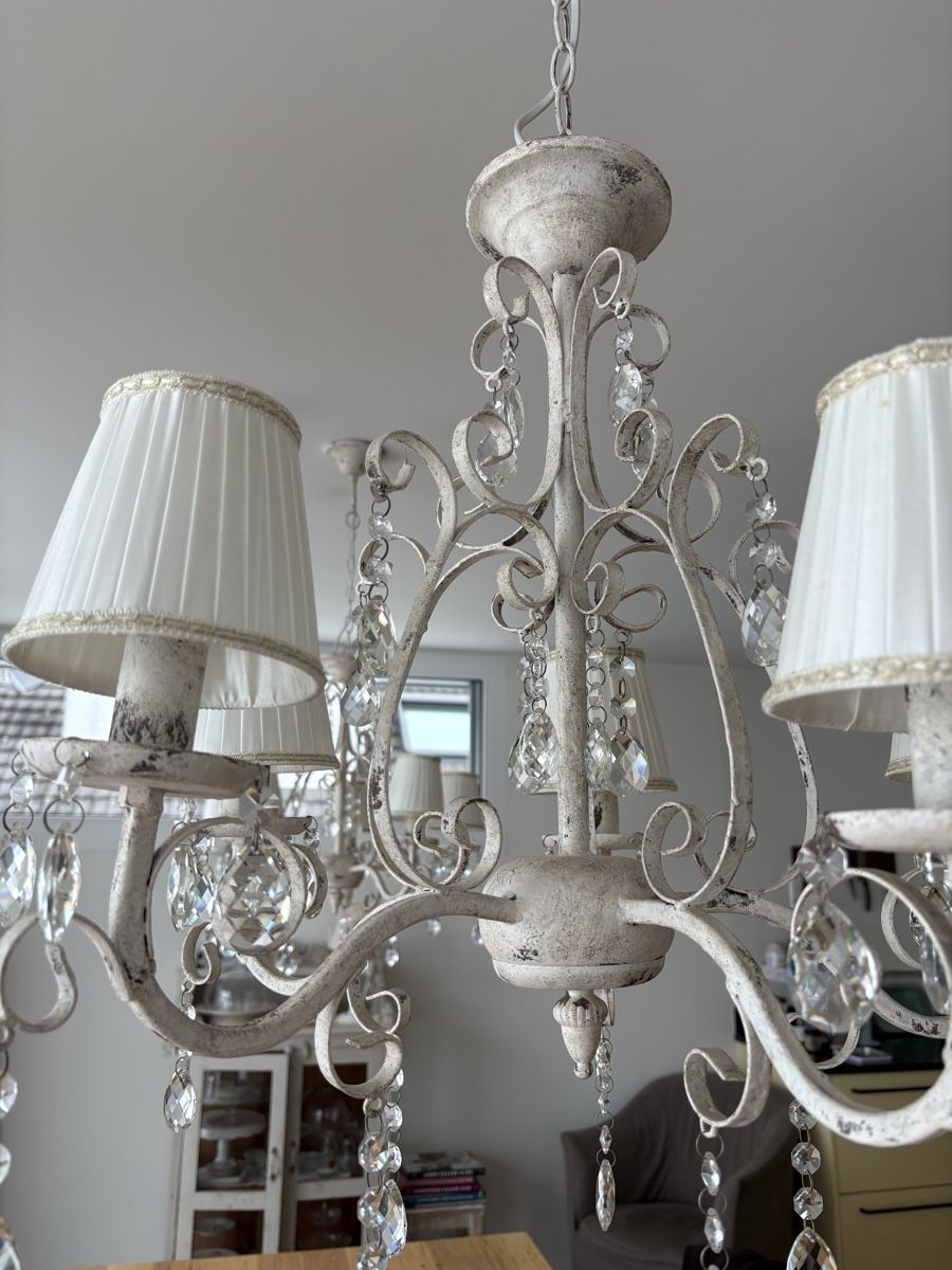 Lampadari & plafoniere: Chic Antique Kronleuchter 5 Armig – Usato da Knonau venduto da LilleKulla 2