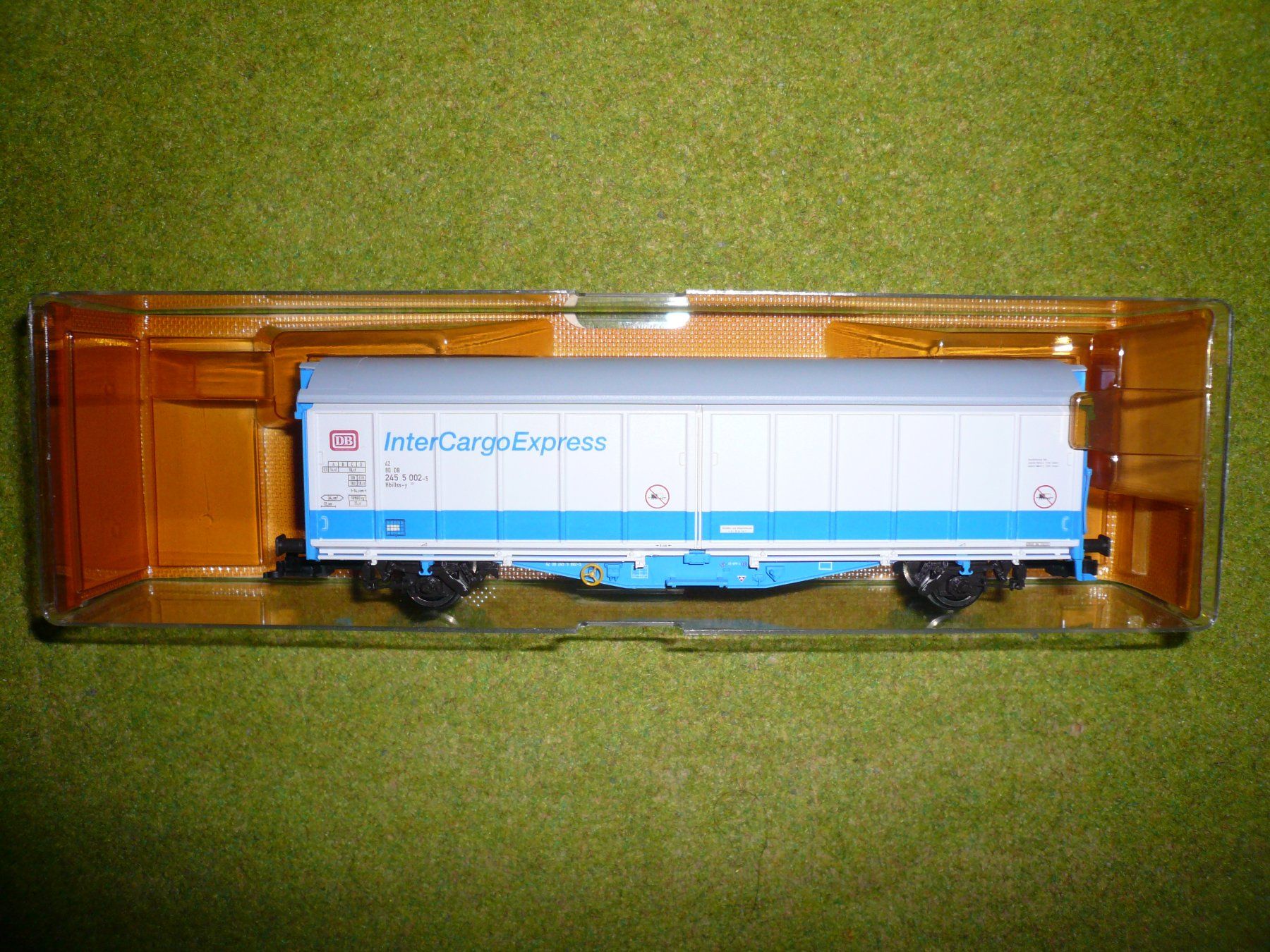 Fleischmann Modellini di ferrovie: Schiebewandwagen Inter-Cargo Express Artikel Nr. 5370 – Nuovo (secondo la descrizione) da Zürich venduto da Gaegs