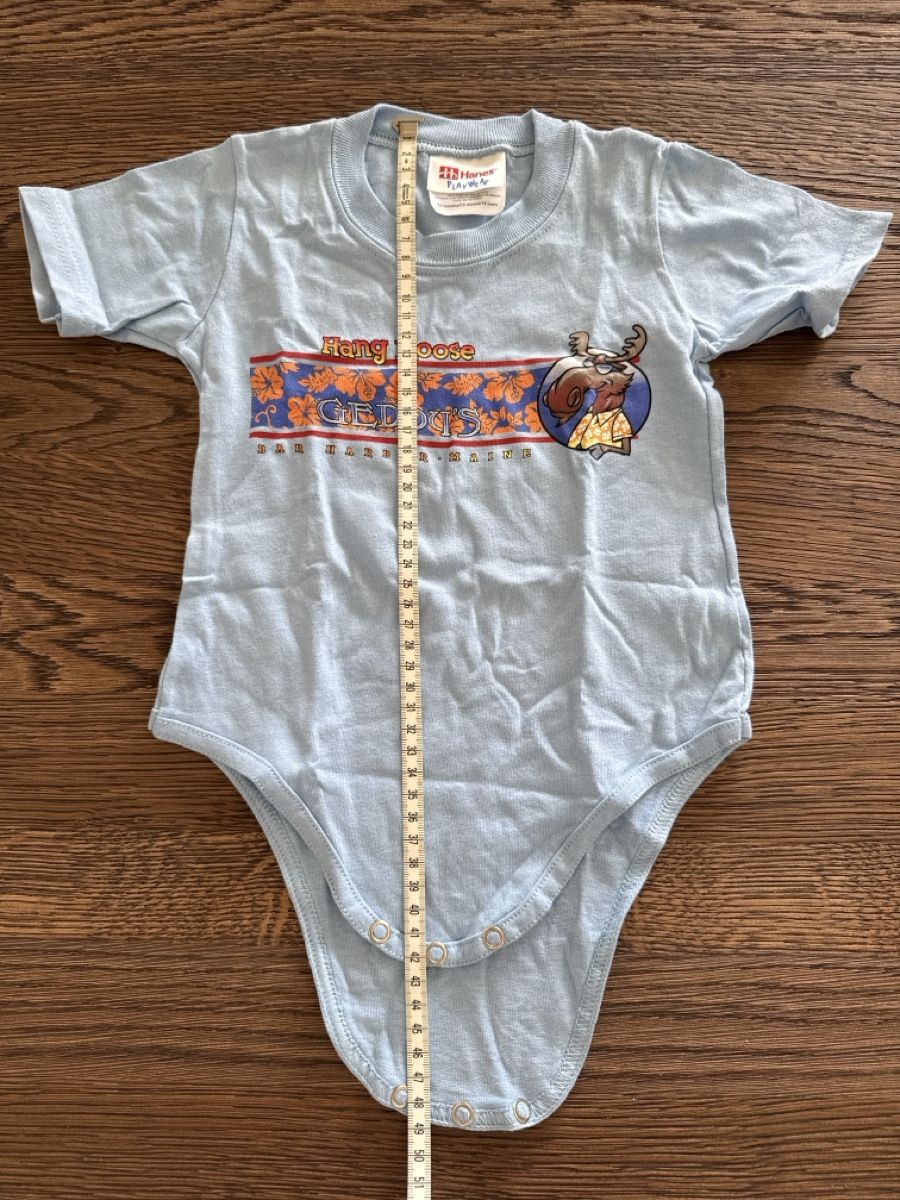 Camicie, Top & T-shirt: Baby Strampler hellblau Grösse 12 Monate Hanes – Nuovo (secondo la descrizione) da Thun venduto da tahari 3