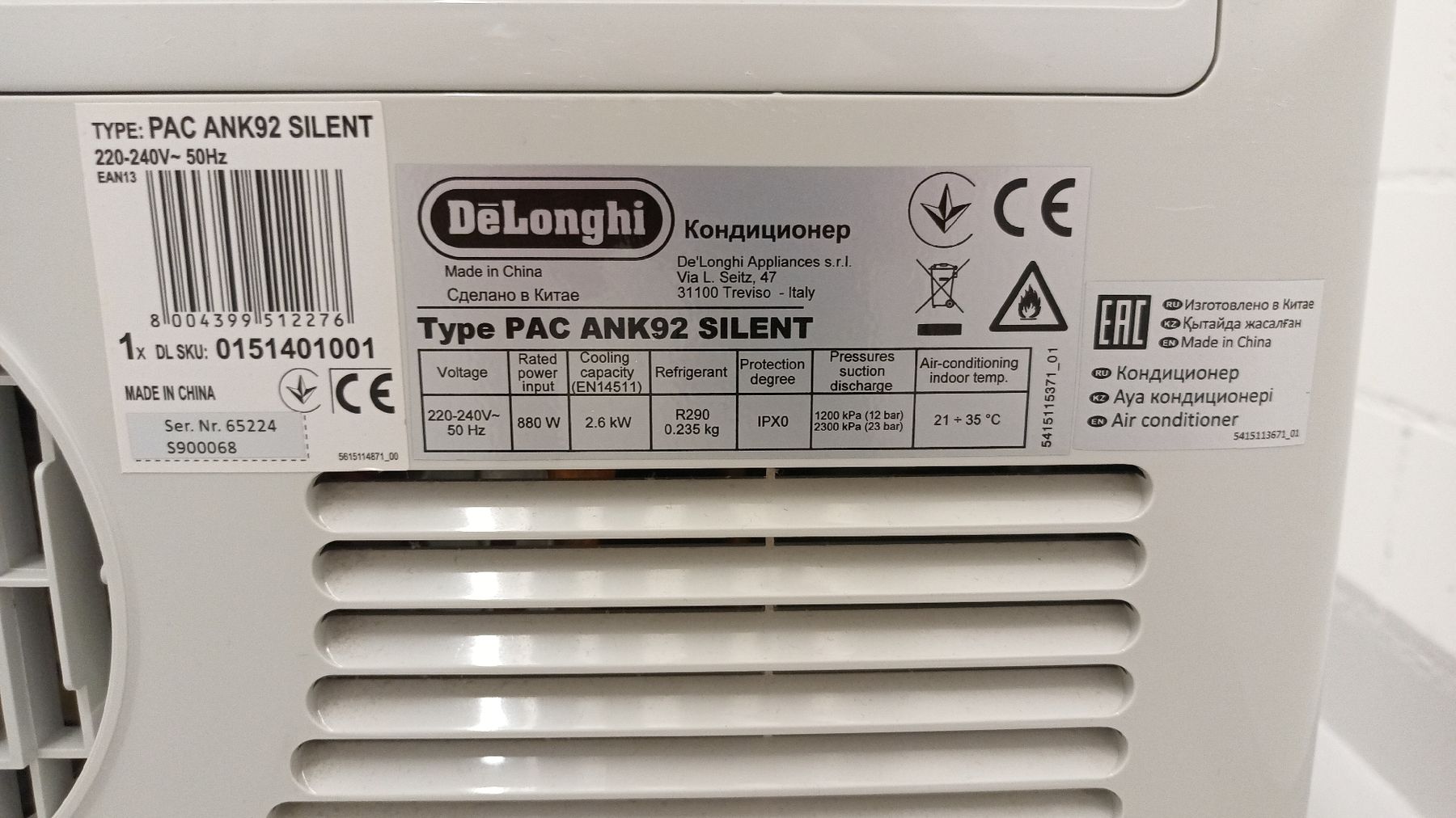 De'Longhi Climatiseurs: Klimaanlage – D'occasion à Zwillikon par Christophlu20 8