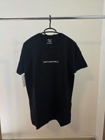 T-Shirt "don't overthink it" Blvck