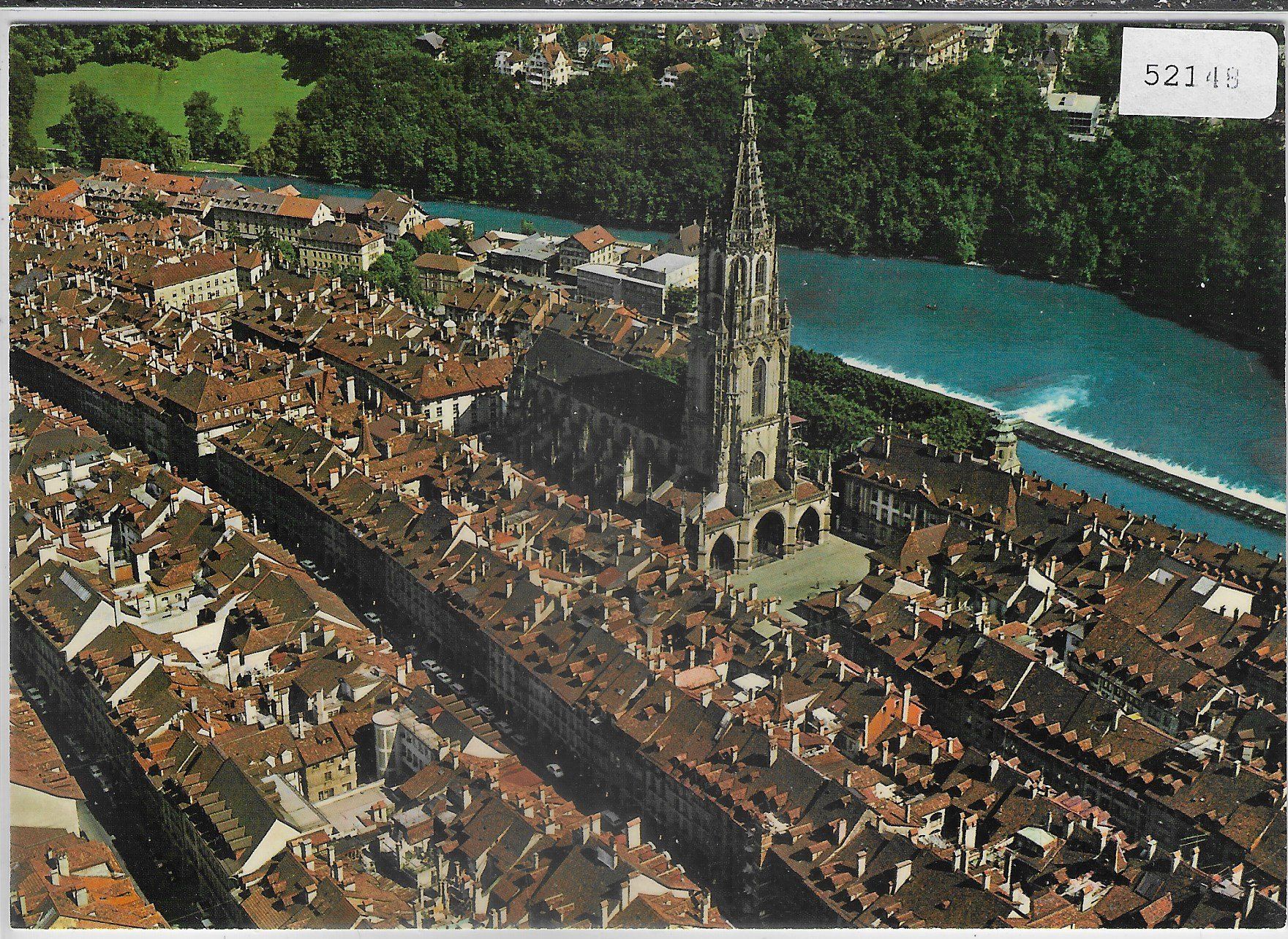Cartoline postali: Flugaufnahme Stadt Bern – Usato da Ettingen venduto da Kartenplanet