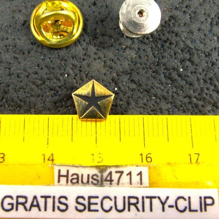 Chrysler Plaketten & Abzeichen: CHRYSLER AUTO LOGO WINZIG-KLEIN-FEIN GOLDIG PIN SECURITY-CLI – Gebraucht aus Ettingen von Hausi4711