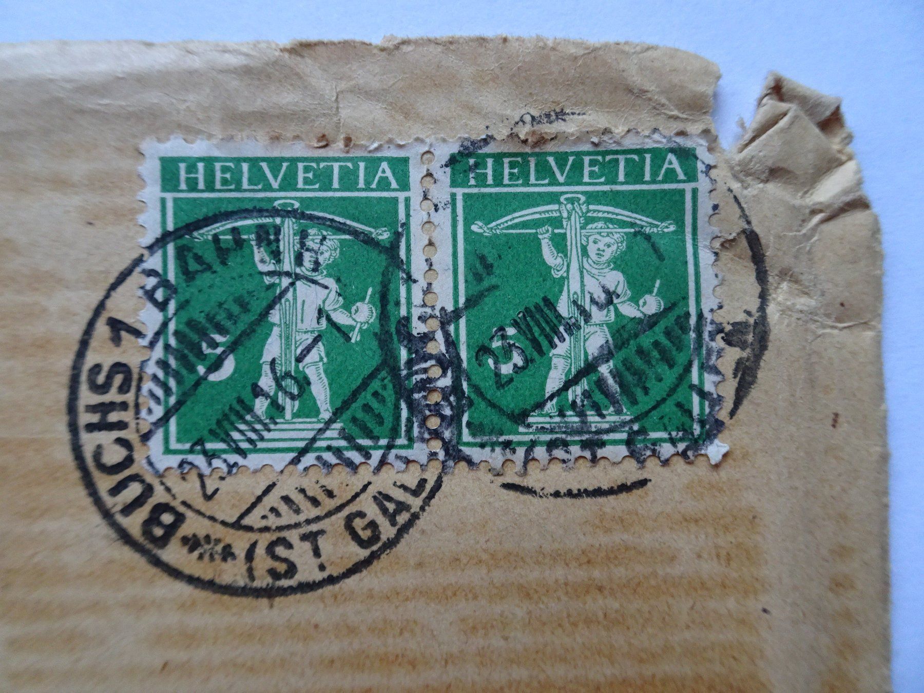 Cartoline postali: 1916 – Usato da Aadorf venduto da Chnorli-Furz 1