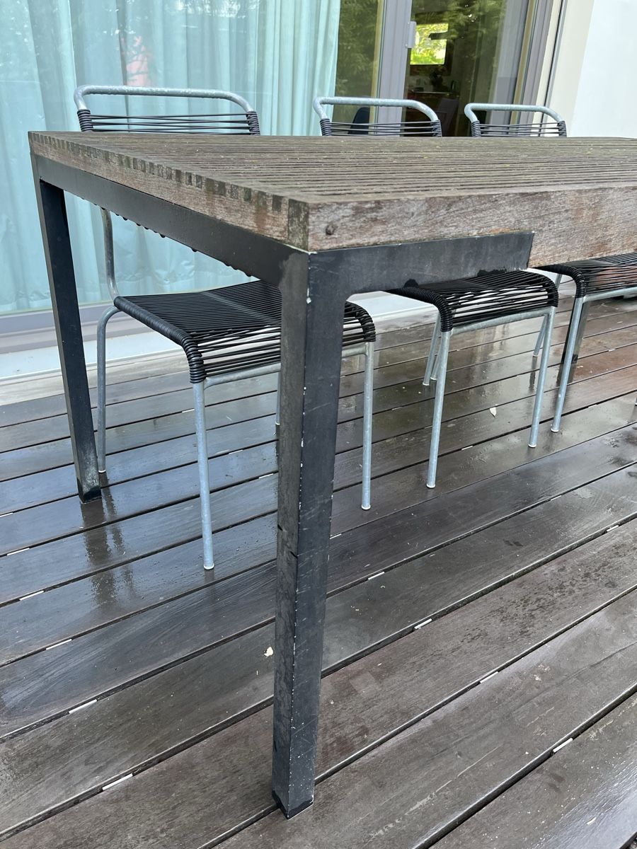 Tavoli: Gartentisch Teak/Metall 180x90 – Usato da Kilchberg ZH venduto da Iuj4 3
