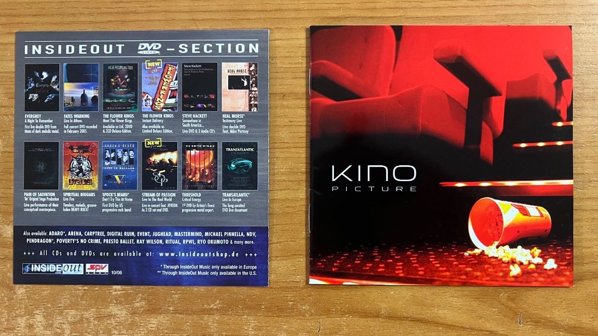 CD: Kino - Picture / CD & DVD - 1. D-Press. 2006 - TOP – Usato da Gais venduto da soundcave57 5