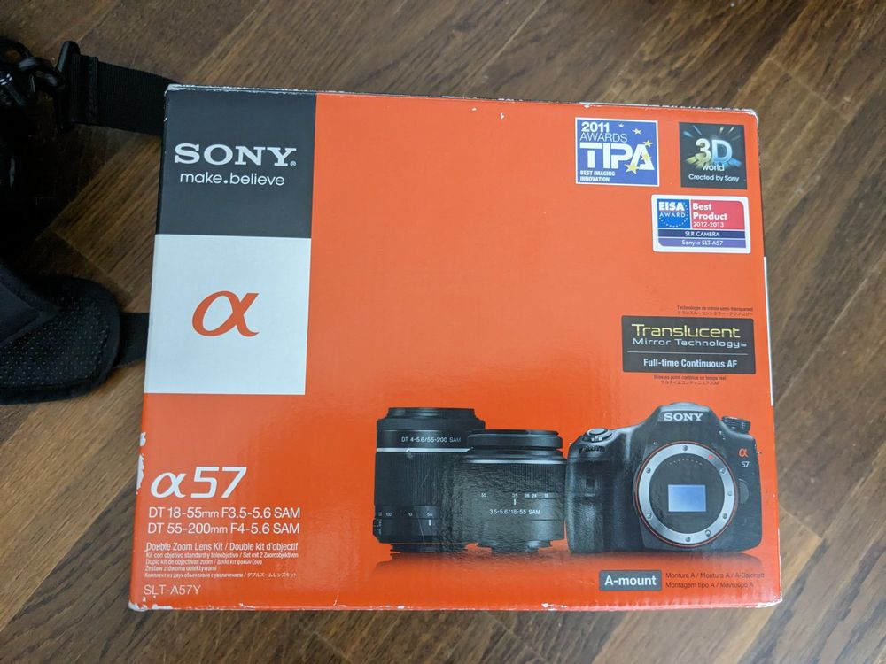 Sony Alpha 57 Kamera + Double Zoom Lens Kit | Kaufen auf Ricardo