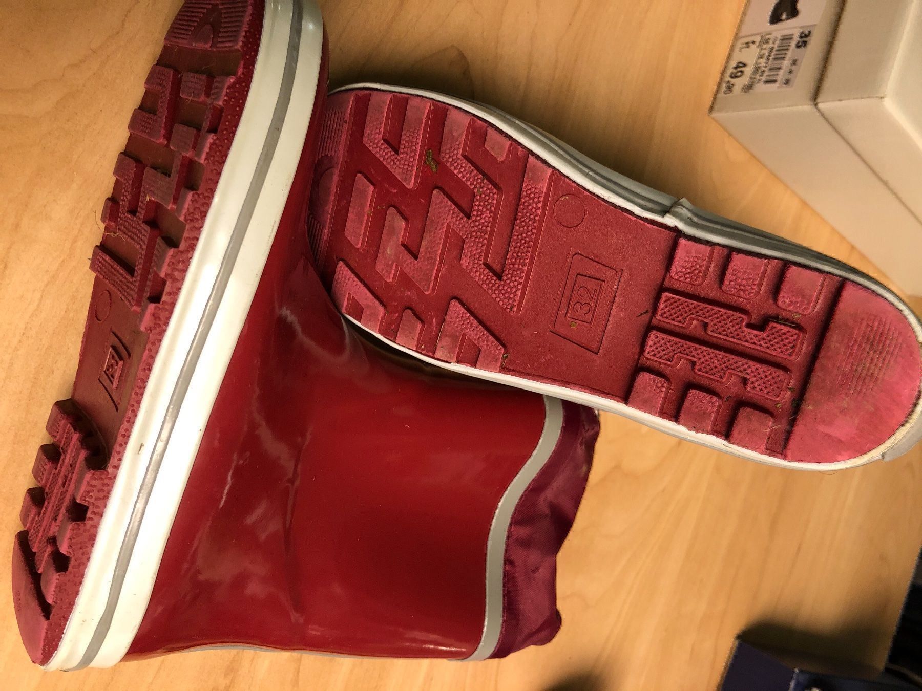 Scarpe per ragazze: Rote Gummistiefel Gr.32 – Usato da Obergerlafingen venduto da cabo4 2