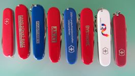 Konvolut 8 Victorinox Taschenmesser Werbemesser verschied...