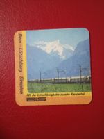 Bierdeckel Bahn BLS durchs Kandertal (BDE1)
