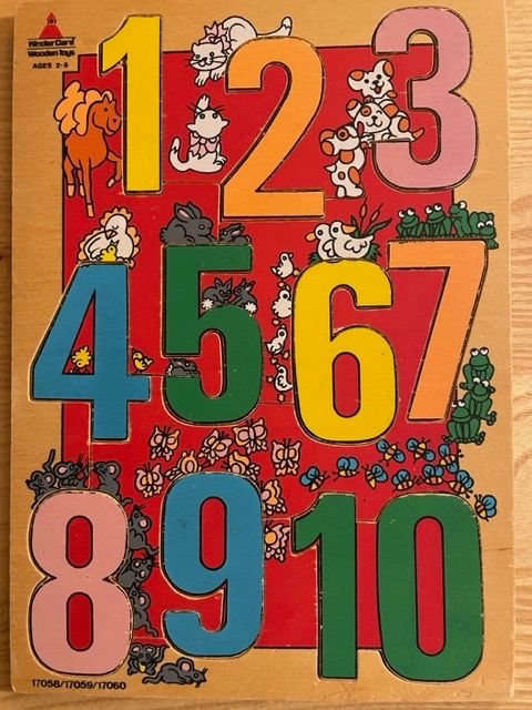 Bartl Mini-Holzpuzzle 'Zahlen-Puzzle' – 7-teiliges Knobelspiel Aus Holz, Made In Germany