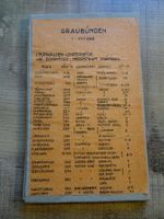 Touristenlandkarte Graubünden antik - Am22.13