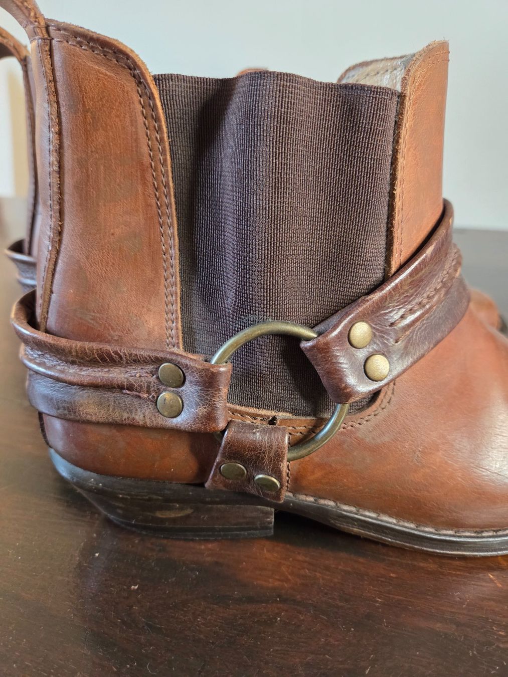 Scarpe da uomo: Vintage Leder Ankle Boots Gr. 41 – Usato da Bern venduto da -Aniko- 5