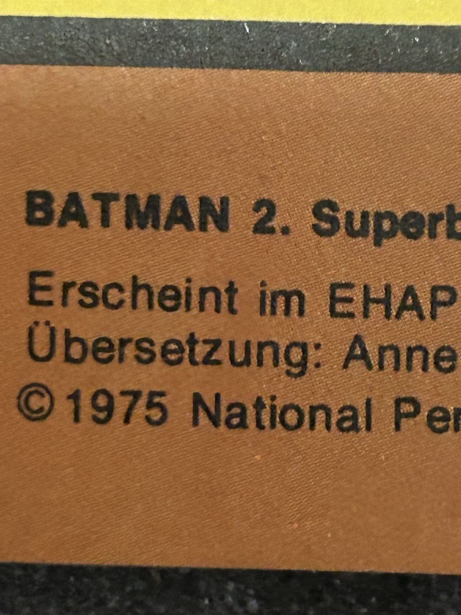 BD: Batman Superband 2 – D'occasion à Urtenen-Schönbühl par chriswaddle 1
