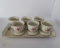 Vintage 7-teiliges Eierbecher Set Eschenbach Porzellan.