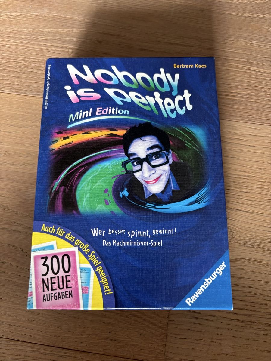 Giochi: Nobody is Perfect Mini Edition – Usato da Pfäffikon ZH venduto da sunshine9500