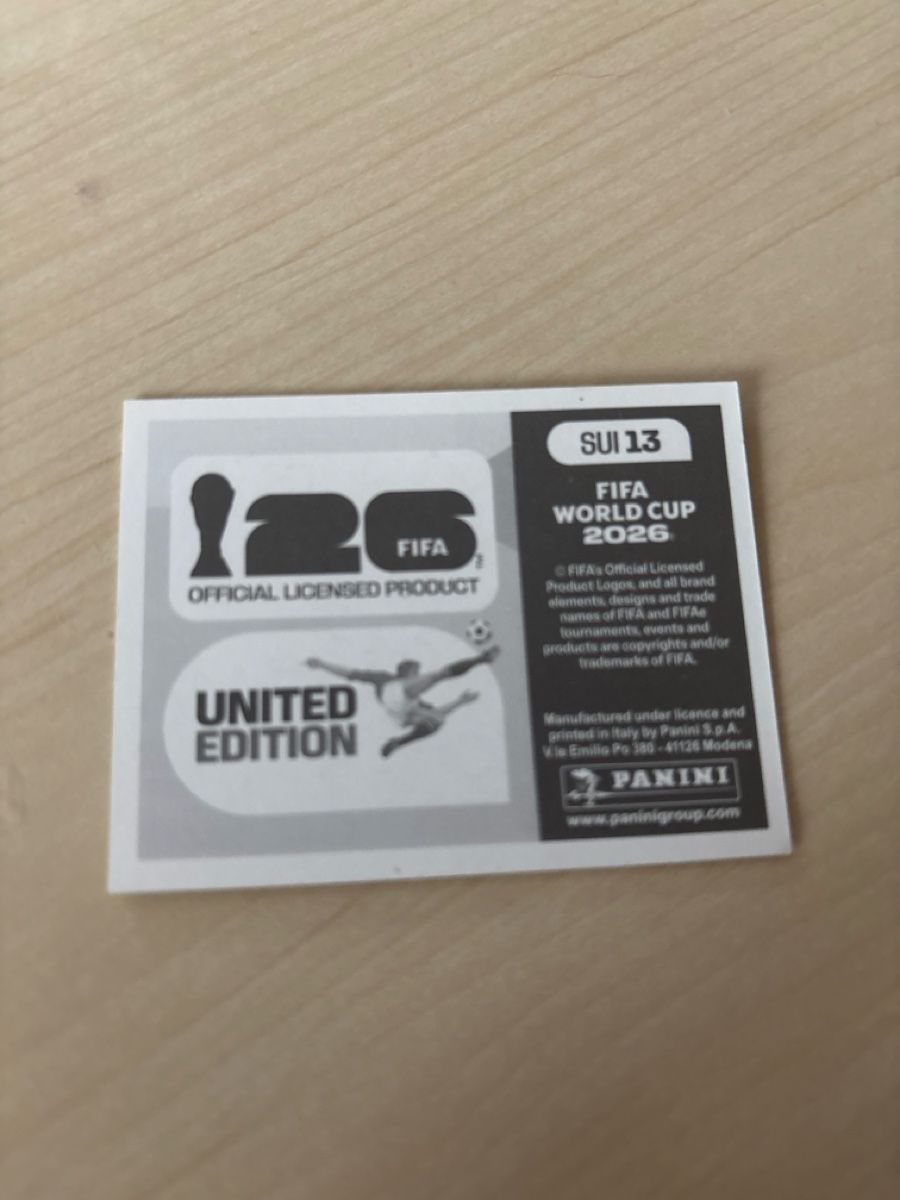 Panini Carte collezionabili: Panini Bild SUI13 – Nuovo (secondo la descrizione) da Rechthalten venduto da Thierry_89 1