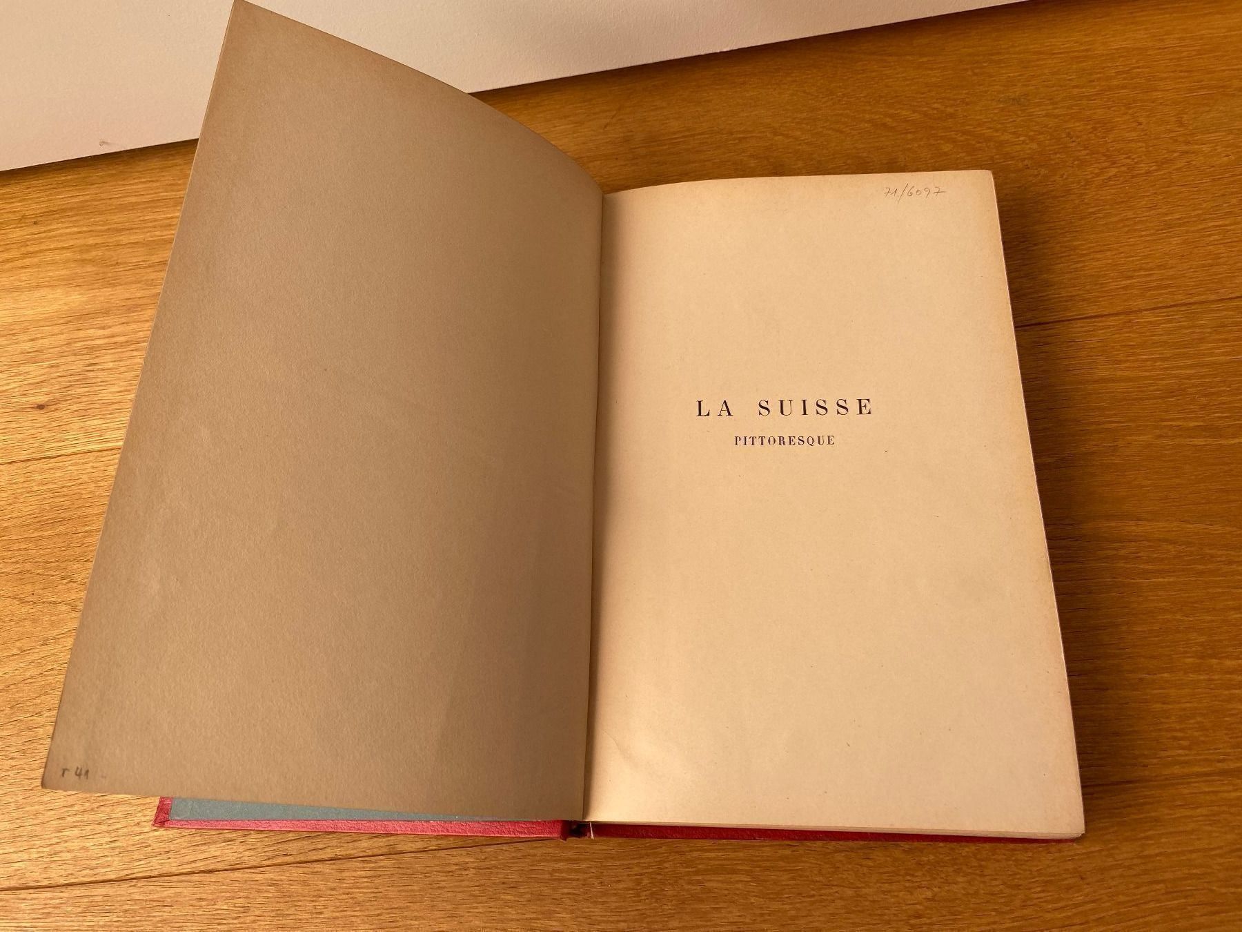 Livres: Antikes Buch LA SUISSE PITTORESCUE 1894 – D'occasion à Winterthur par Pedebe 7