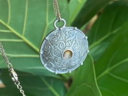 Kette mit Anhänger Celtic Style ca. 40 + 5 cm